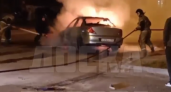 В Саранске на дороге на ходу загорелся автомобиль